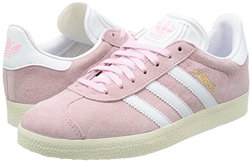 adidas Damen Gazelle Sneakers, Pink (Wonder Pink/Footwear White/Gold Metallic), 38 2/3 EU -
