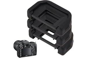 OUDQFCJ Lot de 3 œilletons de Rechange pour Canon EOS 300D 350D 400D 450D 500D 550D 600D 1000D 1100D 700D 100D 100D Canon Rebel Camera Eyecup