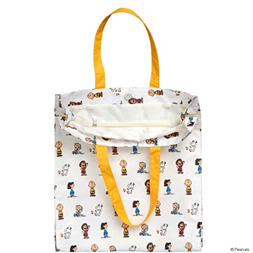 BUTLERS PEANUTS Einkaufstasche groß- Shopper – Baumwolle, PVC – 36x40x10 cm - 4