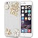 Produktbild SMART LEGEND für iPhone 6 / 6S (4.7") Hülle Glitter Case Hartschale Transparent Schutzhülle Handyhülle Shiny Glanz Sparkle Bling Diamant Strass Tasche Skin Schale Hart PC Hardcase Clear Kristall Handytasche Etui