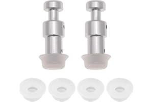 HAPPYUPCITY 2 pezzi sostituzione galleggiante valvola a pressione fornello parti di ricambio con 6 guarnizioni sigillanti per Instant Pot Duo 3, 5, 6 Qt Duo Plus 3, 6 Qt Ultra 3, 6, 8 Qt Lux 3 Qt