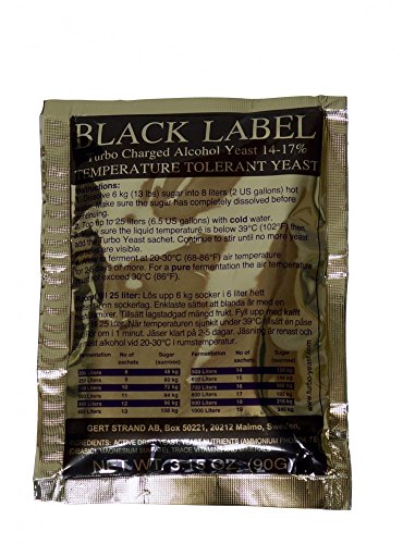 „Prestige“ Turbohefe Black Label 14% – reintönig vergärende Edelhefe mit Hefenährsalz für die Obstbrennerei und Obstweinherstellung - 2