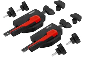 BESSEY Waagrechtniederzugspanner WNS-SET-MFT, für Multifunktionstische, schnelle Fixierung, kein abheben von der Tischplatte, 20 mm Durchmesser, Gewicht 0,81 Kg
