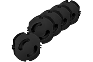 Norjews Kindersicherung für Steckdose [20 Stück] - Steckdosenschutz Steckbar, Steckdosen Kindersicherung, Steckdosensicherung für Baby und Kinder - Schwarz