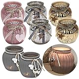 DEKORATION: egal welcher Anlass, diese Windlichtergläser sind immer eine perfekte Wahl für jede Wohnung, Garten, Sommerparty, Kindergeburtstag oder Hochzeit und eignen sich auch perfekt als Geschenk