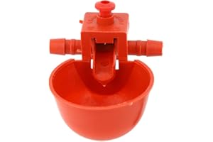 HERCHR Abbeveratoio Automatico per Pulcini, Confezione Da 10 Mangiatoia per Uccelli per Gabbia, Mangiatoia per Polli E Abbeveratoio, Pigeon Potable Ciotola in Plastica per Pollame per Polli, Anatre, Oche