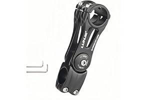 ENGWE MTB Potence de vélo réglable de 31,8 mm à ± 80 degrés, 90/110/130/145 mm, pour VTT, BMX, Cyclisme