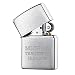 Produktbild Gravado - Original Zippo Benzinfeuerzeug mit Gravur „Trauzeuge“ – Personalisiert mit Namen und Datum - Feuerzeug (Chrom-gebürstet) in schwarzer Zippobox - unbefüllt – Best Man Geschenk im Vintage-Look