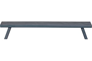 weigla - Schwibbogenbank aus dem Erzgebirge I Grau I Fensterbank Innen Holz I dekorative Schwibbogen Erhöhung aus Buchenholz I Weihnachten I Podest für Lichterbogen I Holzbank I - 60 x 7,5 x 11 cm