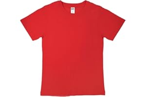 Generico T-Shirt Bambino Bambine Evolution Kids – 1 Pezzo Maglietta Unisex Cotone 100% 150 g/m² – Manica Corta – Taglie da 0/1 a 12/13 Anni – MOD. BSK010 BckSpi