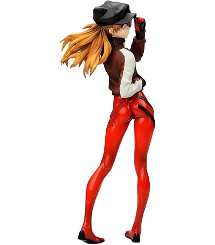 DEXSHUN Asuka Langley Soryu Hybrid Figur - 33cm Anime Statue Mit Harley Quinn Stil