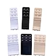 6 Pieces Bra Strap Extenders,3 Hooks and 2 Hooks Women Bra Extensions Elastic Extender for Women and Ladies Underwear-3 Colors