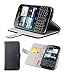 Produktbild Supremery Blackberry Classic Q20 Smartphone Hülle Tasche Flip Case Cover Zubehör mit Standfunktion für Blackberry Classic Q20 Smartphone