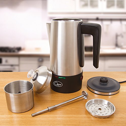 Quest 35200 Stainless Steel Cordless Electric Coffee Percolator with