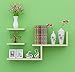 Produktbild CGN Dekorative Rahmen Regal Wand Trennwand Schrank Bücherregal Wohnzimmer Lagerung Rack Balkon Schlafzimmer Küche Incorporated Regal Wand hängende Zubehör Hängende Schrank Dekoration Multifunktion ( Farbe : #4 )
