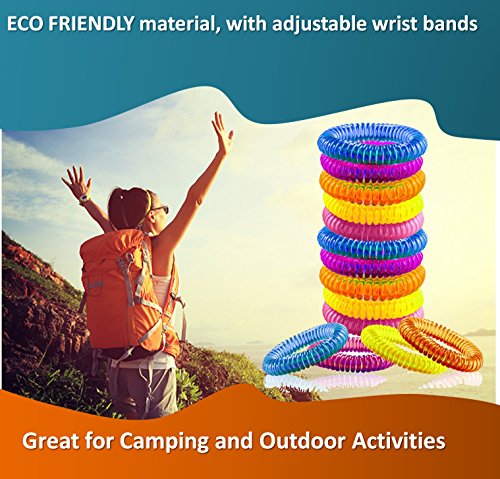 Spezielle bieten Mückenschutz Armbänder 14 Stück bis zu 300 hours-botanical Essenzen – All Natural, Deet Kostenlose und wasserdicht Bands für Erwachsene und Kinder - 5
