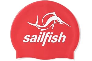 Sailfish silikon och neoprenmössa hållbar och bekväm silikonbadmössa för pool och öppet vatten