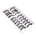 10 Pairs False Eyelashes Black Thick Long for Pro Eye Make-Up