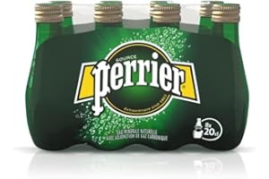 THE GREAT CANADIAN TEA PERRIER - Eau Minérale Naturelle Gazeuse 8X20Cl - Prix de l'Unité