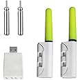 2Pcs Fishing Glow Sticks LED Fishing Pole Light Fishing Light Night Fish Alert CR425 Stick Pcs Rechargeable 2 Battery Glow with