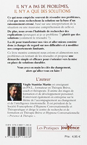 Book's Cover of Il n'y a pas de problemes, Il n'y a que des solutions