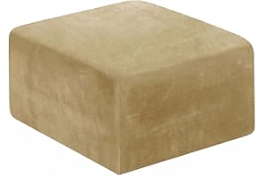 ZZDZW Copertura Sgabello Quadrato,Copri Ottomano ,Fodere Coprisgabello Fodere per Sgabello Fodera per Poggiapiedi Velluto Copri Pouf Quadrato 80x80/100x100/50x50/40 x 40 Quadrati Elasticizzato ( Color : #23
