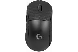 YJing&Z Mouse Grip Tape for G PRO WIRELESS/G PRO X SUPERLIGHT/2, Pre-Cut, Sweat-Resistant, Anti-Slip Professional Upgrade Kit for Enhanced Gaming Precision (G PRO WIRELESS (GPW1) Black)