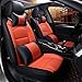 Produktbild DIELIAN Auto Sitzbezug Sitzbezüge Schonbezüge Schonbezug Universal PU Leder , Orange