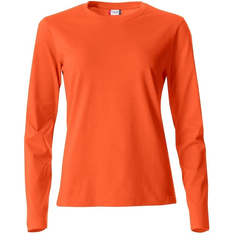CLIQUE T-Shirt Maglietta Maglia Manica Lunga Uomo 100% Cotone pettinato