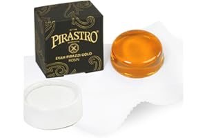 Pirastro Eva-3173 Violine Kolophonium Evah Pirazzi Gold, Handgefertigte Qualität für Profis und Student Violinenspieler, Premium Kolophonium aus Naturharz für Musiker