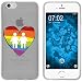 Produktbild PhoneNatic Case für Apple iPhone 6s/6 Silikon-Hülle pride Frauen M4