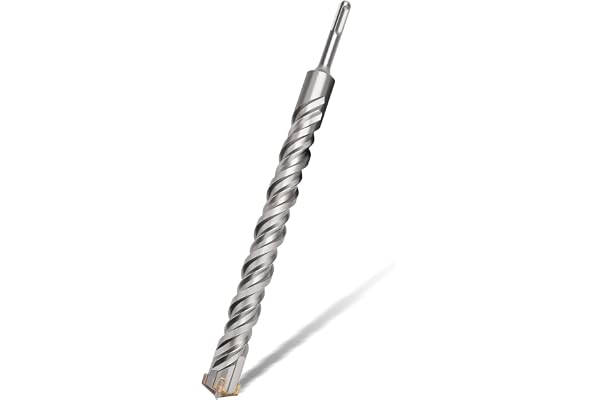 Foret SDS Plus 16 x 260 mm, marteau perforateur avec 4 lames en carbure, foret à béton idéal pour percer la pierre, le béton, la pierre naturelle, les murs de briques