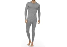 Thermajohn Men's Ultra Soft Thermal Underwear Long Johns Set with Fleece Lined