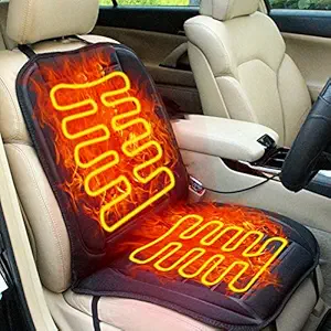 Car Van Auto Heated Padded Pad Hot Seat Cushion Cover Warmer 12V