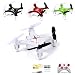 Produktbild 4-Kanal 2.4GHz RC ferngesteuerter mini Nano Quadcopter Pro, Drohne mit 6-axis Gyro, 3D Loopings, Komplett-Set inkl. Ersatzteil-Set