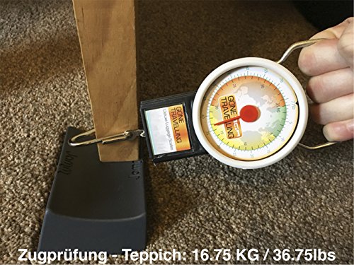 DIE Nummer 1 unter den Türstoppern. Besser als jeder andere Türstopper oder Türkeil. Sein einzigartiges preisgekröntes Design hält die Tür gleichzeitig von beiden Seiten an Ort und Stelle. Hochwertiges, nicht aus Gummi gefertigtes Produkt. Jamm Jumbo doorstop – Bester Türkeil für Büro und Haushalt – Andere Tür stopper werden einfach entfernt. Übertrifft andere Türstopper auf allen Bodenflächen. 100% Zufriedenheitsgarantie. (Doppelpack, Honigbeige) - 3