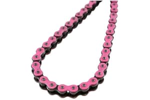 MOTODAK Catena Moto 420 Doppler 134 m Rinforzata, Colore: Rosa
