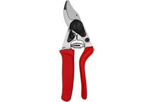 ‎FELCO FELCO Gartenschere Nr. 15 mit Rollgriff (für Rechtshänder, Länge 189 mm, Schnitt-ø 18 mm, Baumschere mit abgewinkeltem Schneidkopf, Klingen aus gehärtetem Stahl, für kleine Hände) FELCO 15
