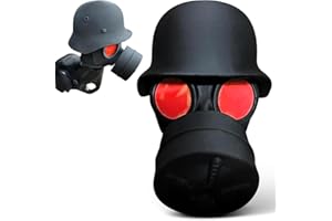 FONYET Osłona haka holowniczego, interesująca osłona haka holowniczego w kształcie maski gazowej do głowicy kulowej 50 mm, uniwersalne nasadki wtykowe do przyczep z dyszlem, samochodem, kamperem