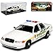 Produktbild Greenlight Ford Crown Victoria Police Polizei Interceptor CSI Miami Weiss 2. Generation 1997-2011 1/43 Modell Auto