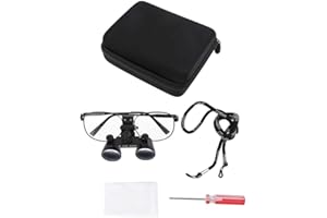 BILINLI 2.5X 3.5X Binoculaire Chirurgie Loupe Dentaire Loupe Chirurgicale Médicale w Lunettes