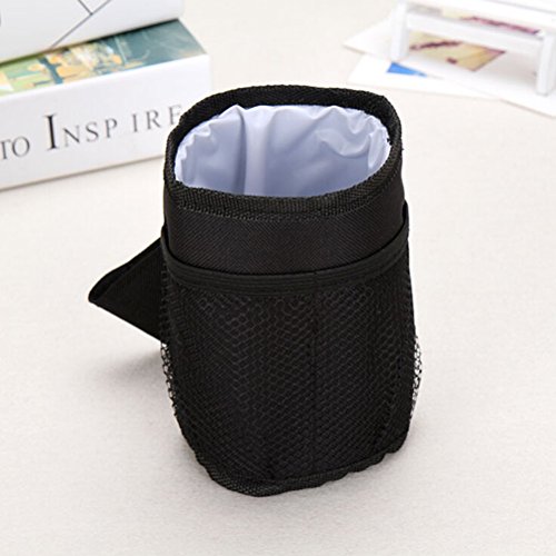 WINOMO Wasserdichte Flaschenhalter für Kinderwagen Flasche thermische Tasche Baby Buggy Cup weiche Buggy Halterschale für Kinderwagen Rollstuhl Rollator Walker Cup - 3