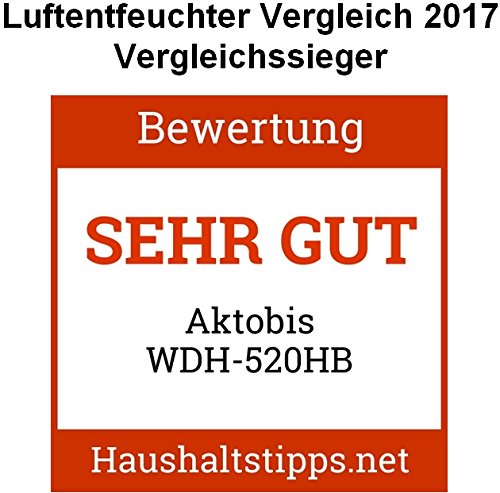 Aktobis Luftentfeuchter, Bautrockner WDH-520HB (bis 25 L/T) - 9
