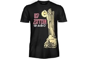 Led Zeppelin T-Shirt Hermit. Maglietta Ufficiale. Band Rock. Maglia Unisex Adulto Ragazzo.