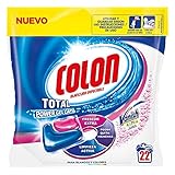 cantidad de detergente para lavadora samsung Rápida disolución. Colon Detergente para Lavadora en Cápsulas con Quitamanchas Vanish - 22 dosis