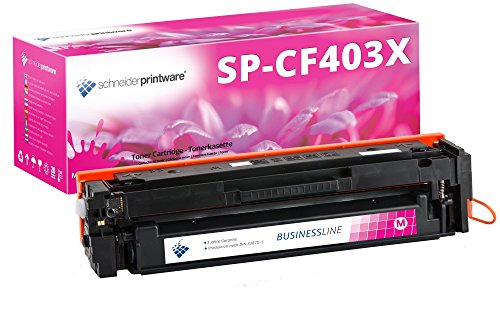 4 SCHNEIDERPRINTWARE Toner ( 50 PROZENT höhere DRUCKLEISTUNG ) ( nach ISO-Norm 19798 getestet ) als Ersatz für HP 201X kompatibel zu HP CF400X CF401X CF402X CF403X für HP Color LaserJet Pro MFP M277dw, Color LaserJet Pro MFP M277n, Color LaserJet Pro MFP M274n, Color LaserJet Pro M252dw, Color LaserJet Pro M250 Series – 201X - 8