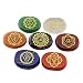 Imported 7pcs Engraved Reiki Energy Crystal Palm Stones RS.770.00