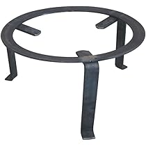 Treppiedi In Ferro Per Camino - Diametro 16 Cm, Altezza 8 Cm - Foto 4