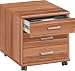 Produktbild CS Schmalmöbel 65/43 Rollcontainer, Holz, nussbaum, 46 x 54 x 48 cm