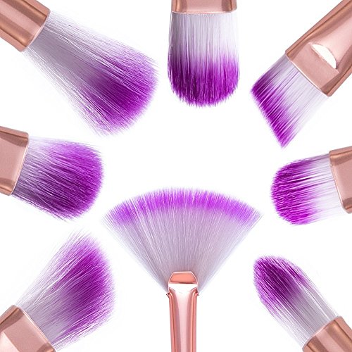 Make Up Pinsel ,VALUE MAKERS® 12 Stück Premium Pinselset Make-up Face Powder Foundation Creme Eyeliner Rouge Bürste Augen Kosmetik Mit Make-Up Taschen (Ein kleines Geschenk wird jeder Bestellung beigelegt) - 4